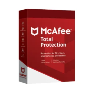 McAfee Total Protection – 1-Year / 5-PCs